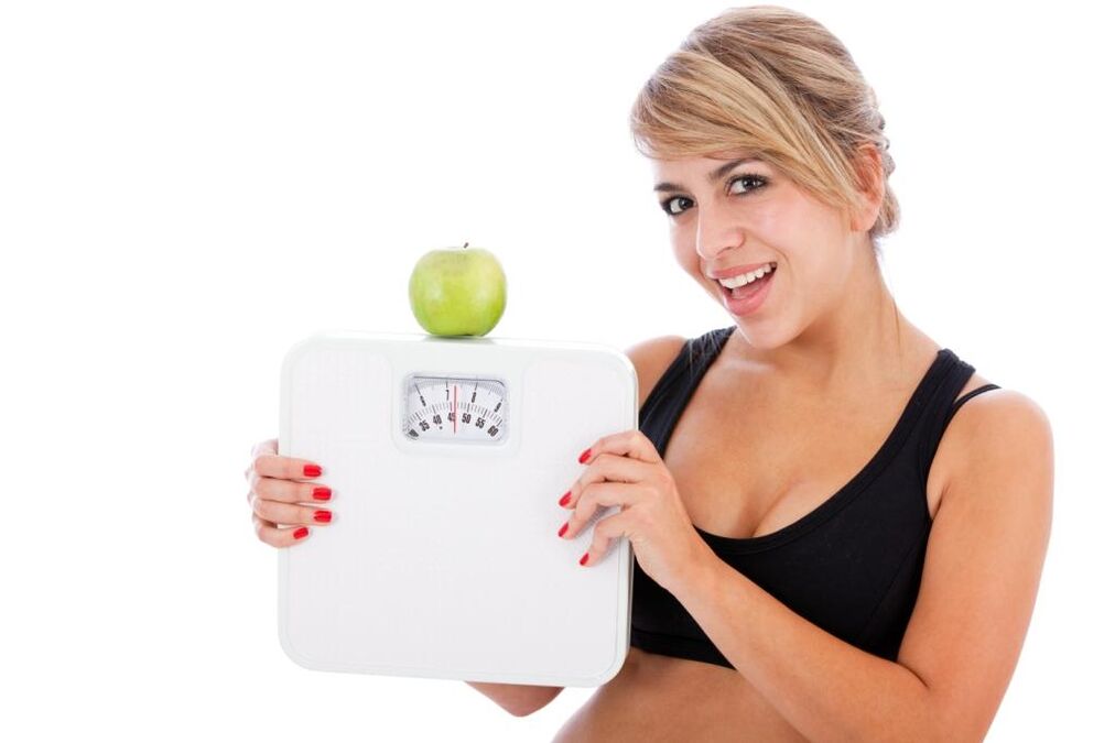 măr pentru pierderea în greutate cu o dietă leneșă
